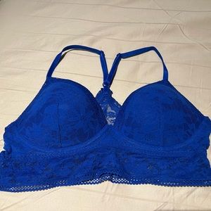 Victorias Secret Bralette Medium Royal Blue